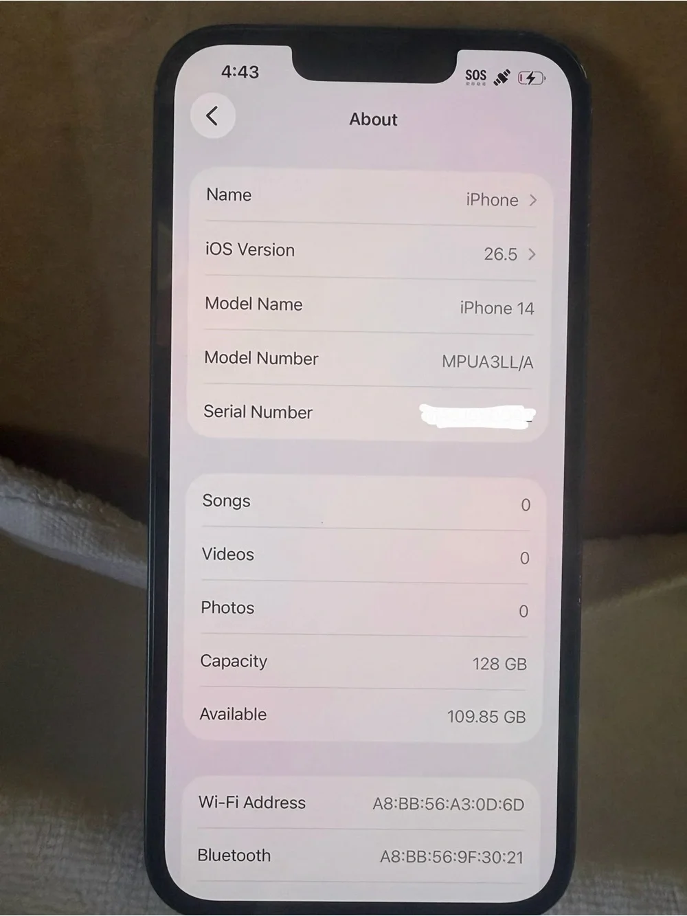 Apple iPhone 14 Midnight 128GB UnLocked